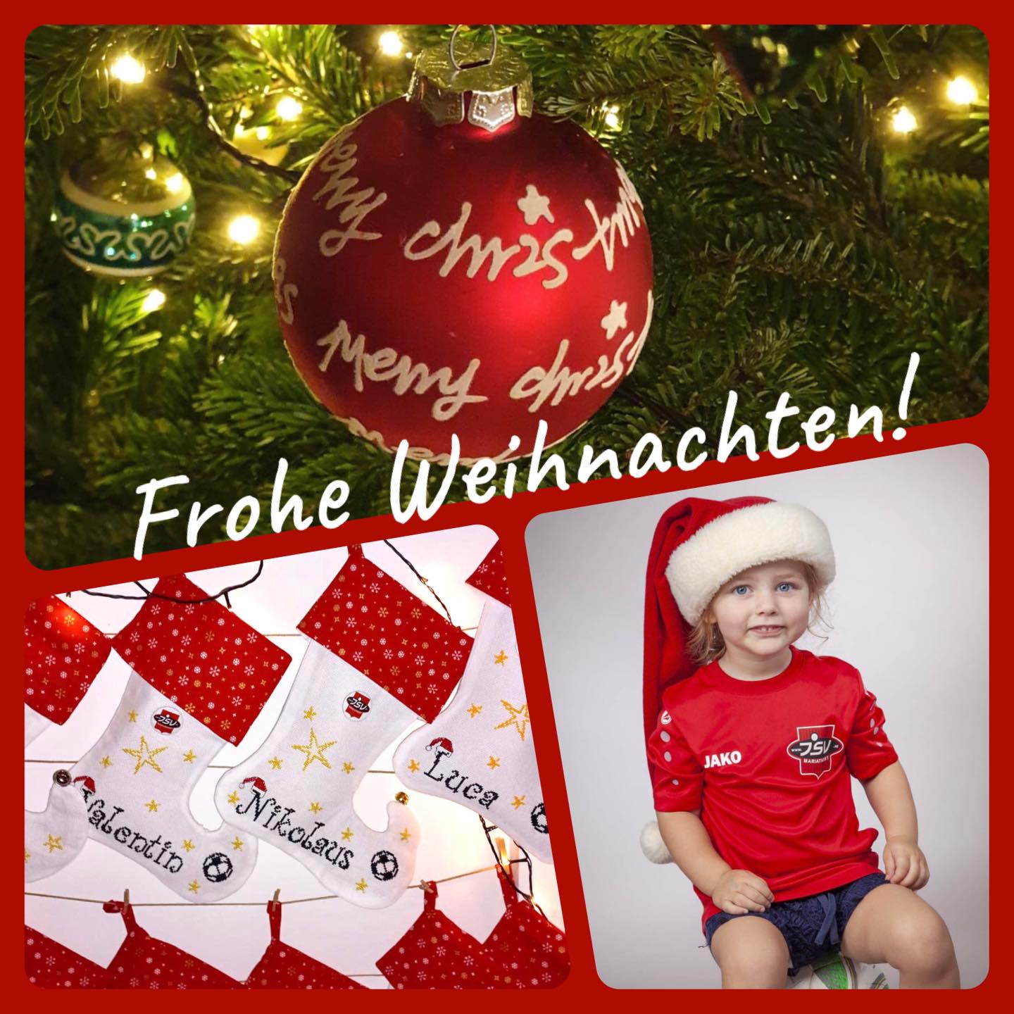 Featured Image for “Frohe Weihnachten wünscht der JSV”